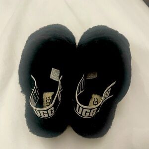 Uggs fuzzy slip ons